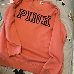 Vs pink logo sweatshirt medium